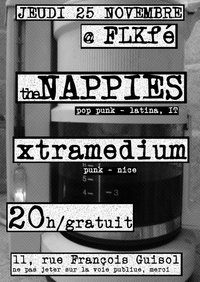 The Nappies + Xtramedium au FL Kfé le 25 novembre 2010 à Nice (06)