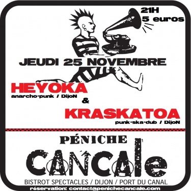 Heyoka + Kraskatoa à la Péniche Cancale le 25 novembre 2010 à Dijon (21)
