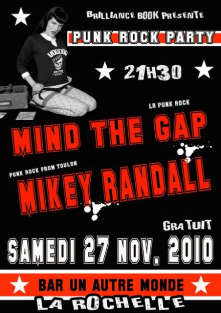 Mind The Gap + Mikey Randall au bar Un Autre Monde le 27 novembre 2010 à La Rochelle (17)