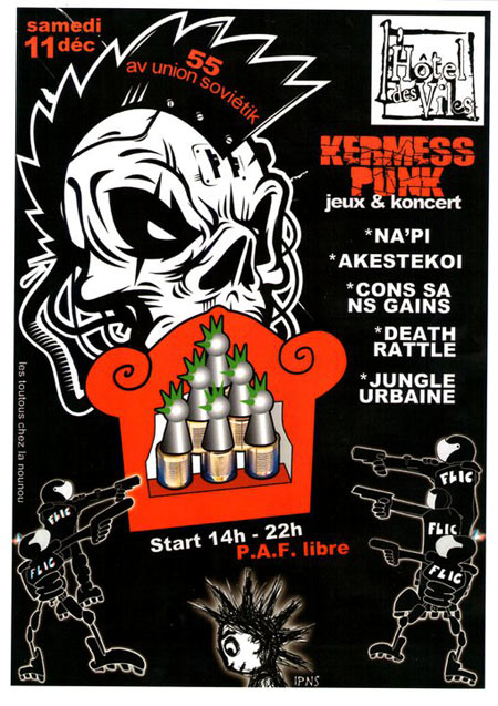Concert Punk à l'Hôtel des Vils le 11 décembre 2010 à Clermont-Ferrand (63)