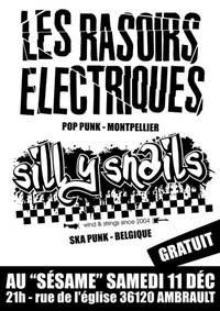 Les Rasoirs Electriques + Silly Snails au Sésame le 11 décembre 2010 à Ambrault (36)