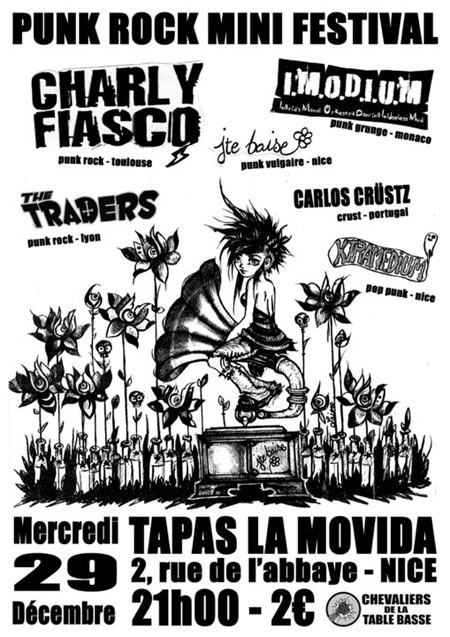 Punk Rock Minifest au Tapas La Movida le 29 décembre 2010 à Nice (06)