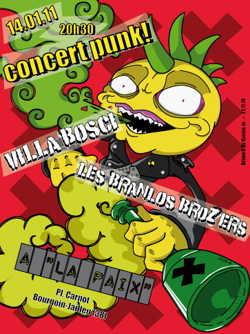 Concert Punk le 14 janvier 2011 à Bourgoin-Jallieu (38)