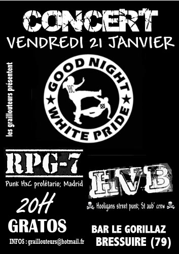 RPG-7 + HVB au Gorillaz le 21 janvier 2011 à Bressuire (79)