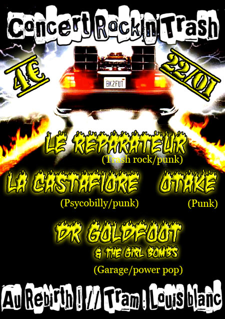 Le Réparateur + Otaké + La Castafiore le 22 janvier 2011 à Montpellier (34)