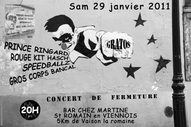 Concert Chez Martine le 29 janvier 2011 à Saint-Romain-en-Viennois (84)