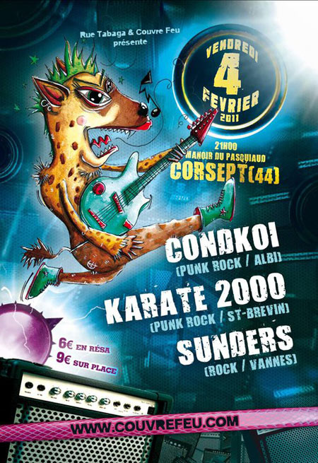 Condkoï + Karate 2000 + Sunders au Manoir du Pasquiaud le 04 février 2011 à Corsept (44)