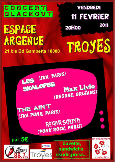 Punky Reggae Party à l'Espace Argence le 11 février 2011 à Troyes (10)