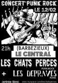 Les Chats Percés + Les Dépravés au bar Le Central le 12 février 2011 à Barbezieux-Saint-Hilaire (16)