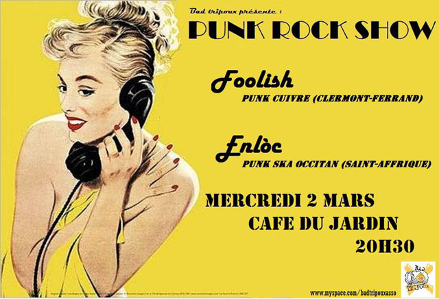 Foolish + Enlòc au Café du Jardin le 02 mars 2011 à Saint-Affrique (12)