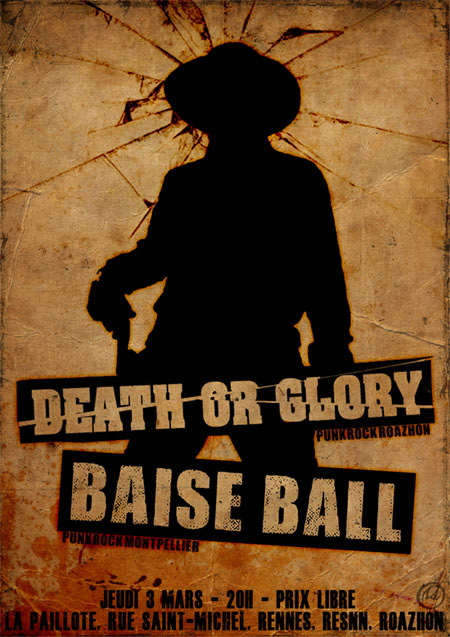 Death or Glory + Baise Ball à la Paillote le 03 mars 2011 à Rennes (35)
