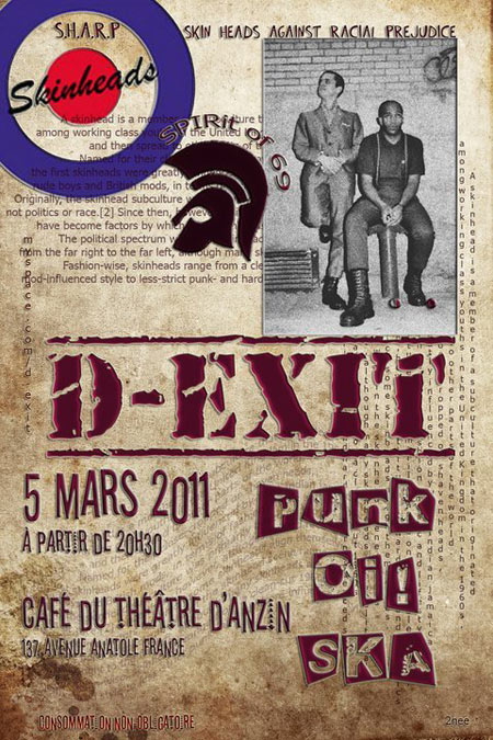 D-Exit au Café du Théâtre le 05 mars 2011 à Anzin (59)