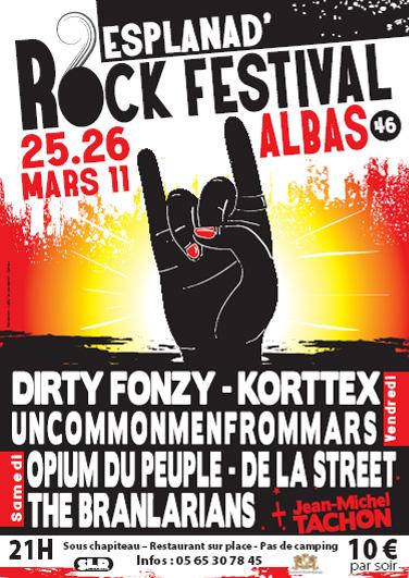 Esplanad' Rock Festival le 25 mars 2011 à Albas (46)