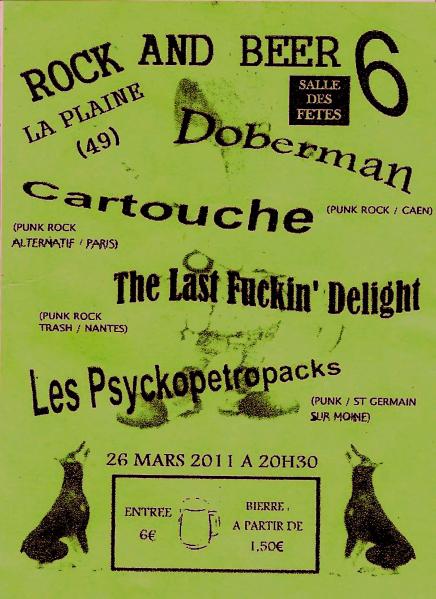 Rock and Beer #6 le 26 mars 2011 à La Plaine (49)