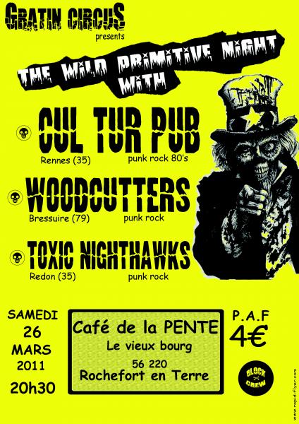 The Wild Primitive Night au Café de la Pente le 26 mars 2011 à Rochefort-en-Terre (56)
