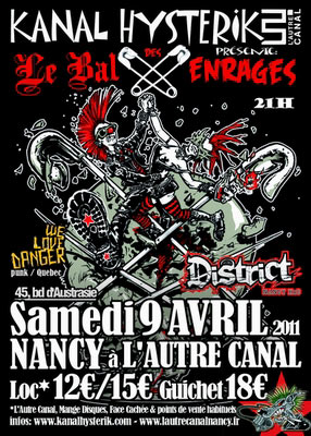 Le Bal des Enragés à l'Autre Canal le 09 avril 2011 à Nancy (54)