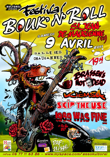 BOUK'N'ROLL le 09 avril 2011 à Saint-Jean-de-Maurienne (73)