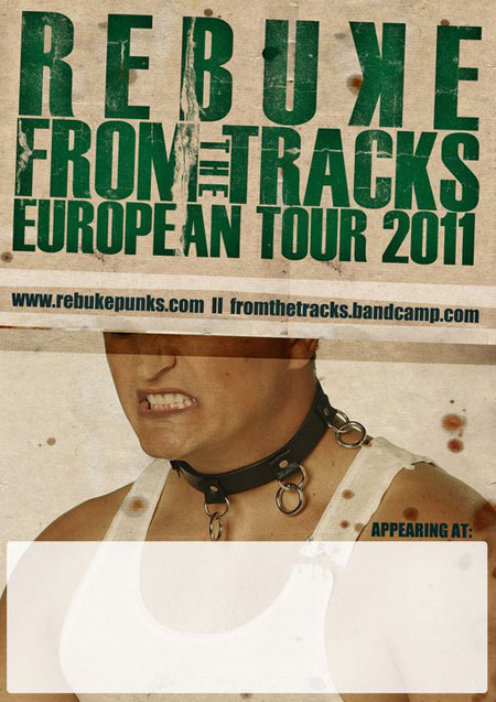 Rebuke + From The Tracks + Darwin Circus au Hold'em Saloon le 10 avril 2011 à Bordeaux (33)