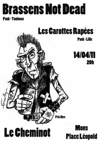Brassen's Not Dead + Les Carottes Râpées au Cheminot le 14 avril 2011 à Mons (BE)