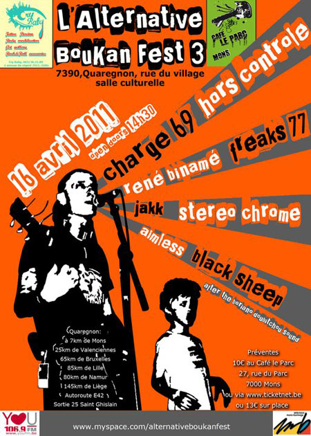 Alternative Boukan Fest le 16 avril 2011 à Quaregnon (BE)