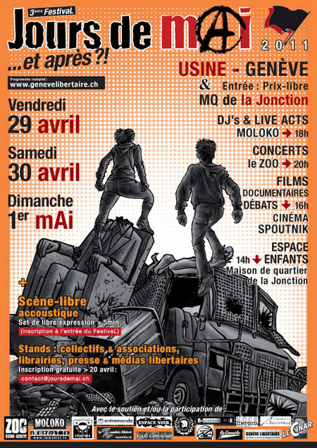 Festival Jours de Mai le 29 avril 2011 à Genève (CH)