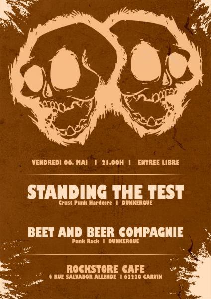 Standing The Test + Beet And Beer Compagnie au Rock Store Café le 06 mai 2011 à Carvin (62)