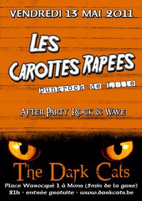 Les Carottes Rapées au Dark Cats le 13 mai 2011 à Mons (BE)