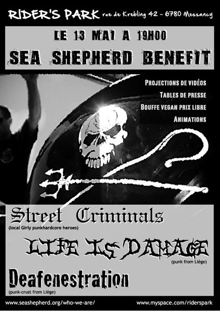 Concert de soutien au Sea Shepherd au Rider's Park le 13 mai 2011 à Messancy (BE)