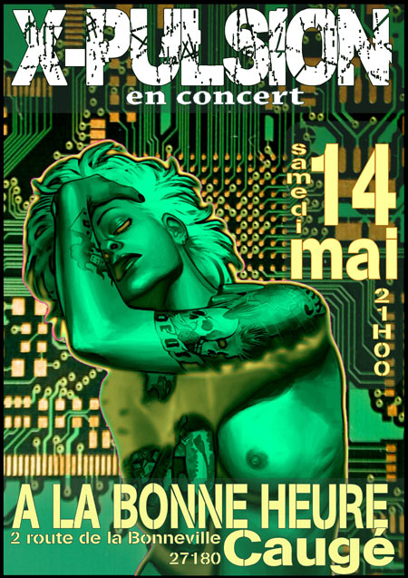 X-Pulsion en concert à la Bon'Heure le 14 mai 2011 à Caugé (27)