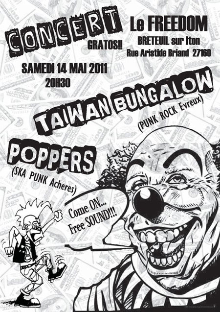 Taiwan Bungalow + Poppers au bar Le Freedom le 14 mai 2011 à Breteuil-sur-Iton (27)