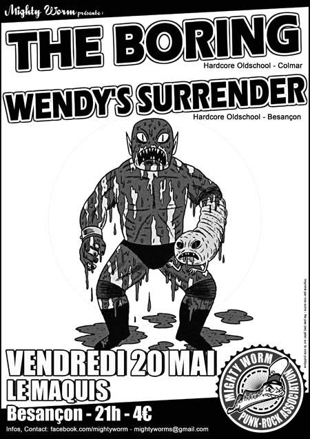 The Boring + Wendy's Surrender au Maquis le 20 mai 2011 à Besançon (25)