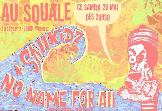 No Name For All + Still Kidz au bar Le Squale le 28 mai 2011 à Wimereux (62)