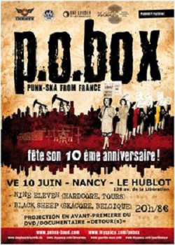 P.O. Box + Nine Eleven + Black Sheep au Hublot le 10 juin 2011 à Nancy (54)