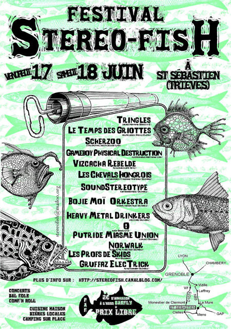 Festival Stereo-Fish le 17 juin 2011 à Saint-Sébastien (38)