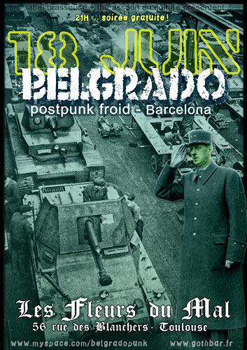 Belgrado - Cold Post Punk (Barcelona) le 18 juin 2011 à Toulouse (31)