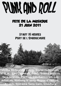 Fête de la Musique Punk Rock le 21 juin 2011 à Toulouse (31)