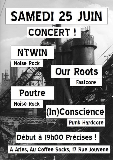 Concert Punk hc-Fastcore-Noiserock au Coffee Socks le 25 juin 2011 à Arles (13)