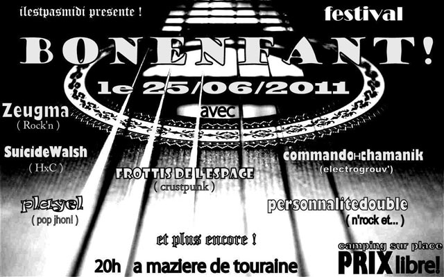 Festival Bon Enfant le 25 juin 2011 à Mazières-de-Touraine (37)