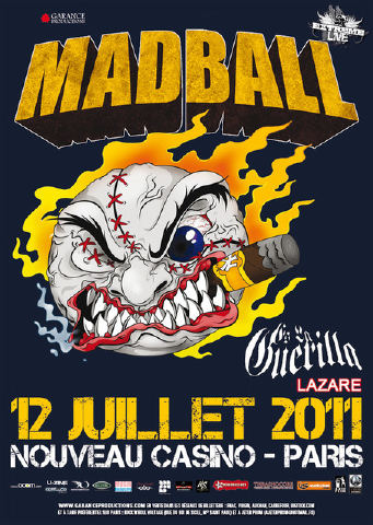 Madball + Lazare + Es La Guerilla au Nouveau Casino le 12 juillet 2011 à Paris (75)