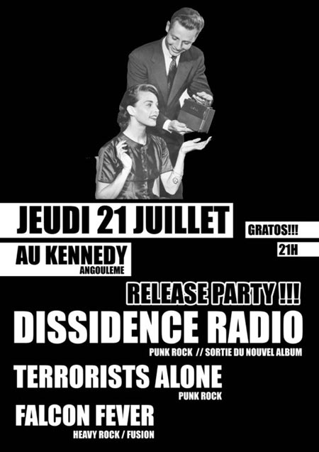 Dissidence Radio + Terrorists Alone + Falcon Fever au Kennedy le 21 juillet 2011 à Angoulême (16)