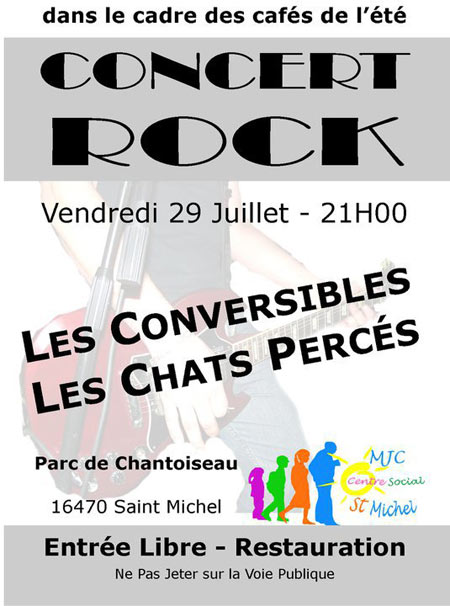 Les Chats Percés + Les Cons Vers Cibles le 29 juillet 2011 à Saint-Michel (16)