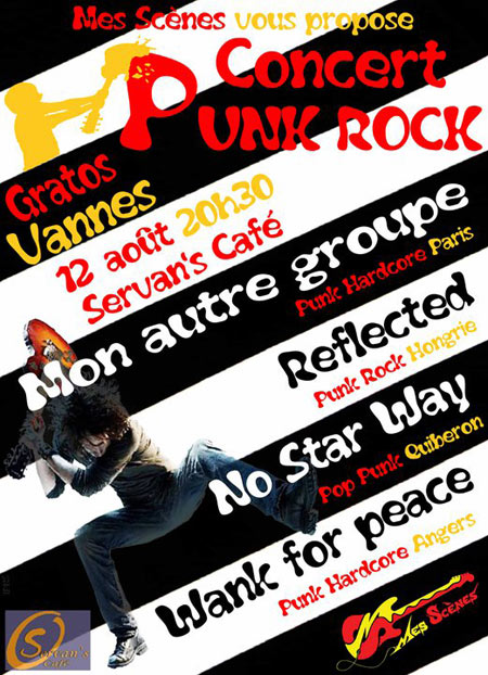 Soirée Punk Rock au Servan's Café le 12 août 2011 à Vannes (56)