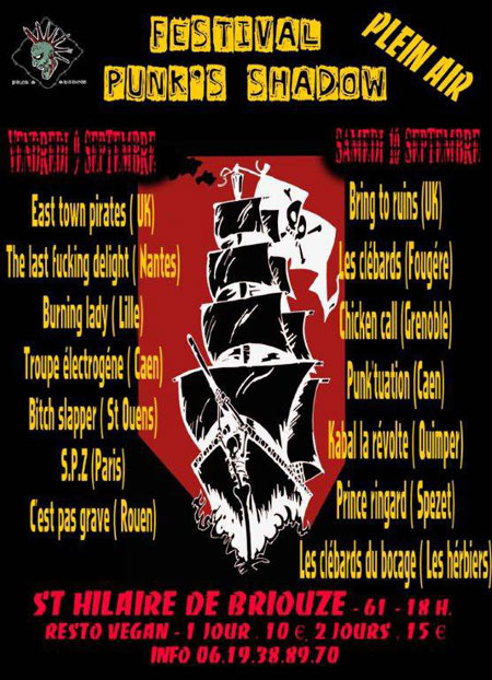 Festival Punk's Shadow le 09 septembre 2011 à Saint-Hilaire-de-Briouze (61)