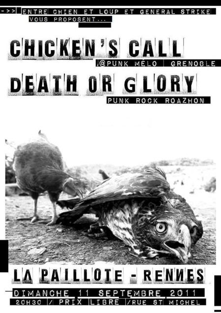 Chicken's Call et Death Or Glory à la Paillote le 11 septembre 2011 à Rennes (35)