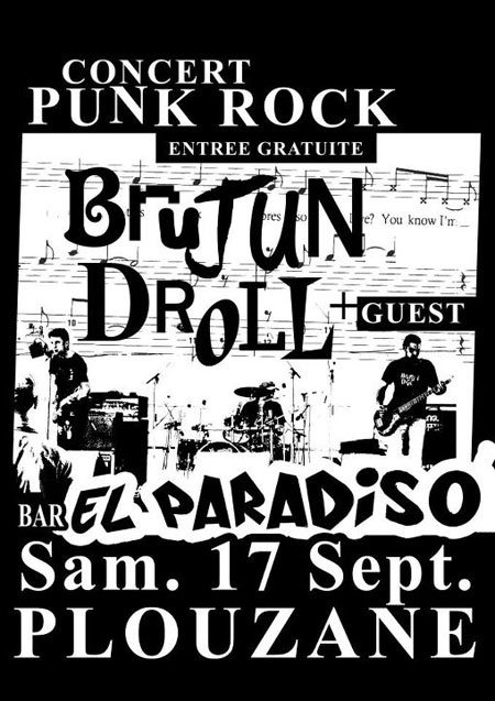 Brujun Droll au bar El Paradiso le 17 septembre 2011 à Plouzané (29)