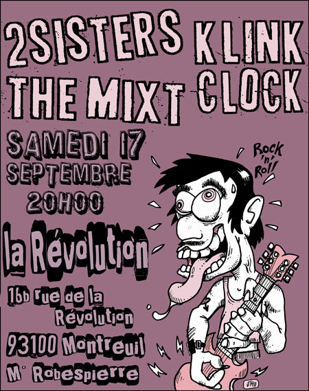 Concert Rock le 17 septembre 2011 à Montreuil (93)