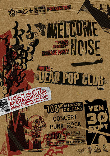 Welcome Noise + Dead Pop Club au 108 le 30 septembre 2011 à Orléans (45)