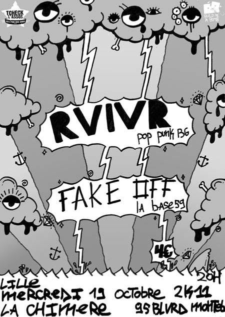 Rvivr + Fake Off à la Chimère le 19 octobre 2011 à Lille (59)
