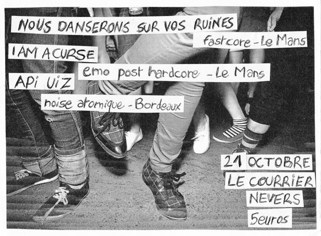 I Am A Curse+Api Uiz+Nous Danserons Sur Vos Ruines au Courrier le 21 octobre 2011 à Nevers (58)