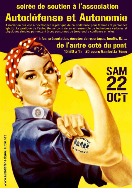 Soirée de soutien à Autodéfense et Autonomie le 22 octobre 2011 à Lyon (69)